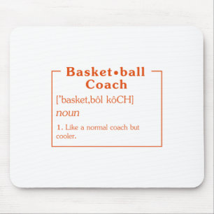 Basketbal Coach Definitie Basketball Shirt Baske Muismat