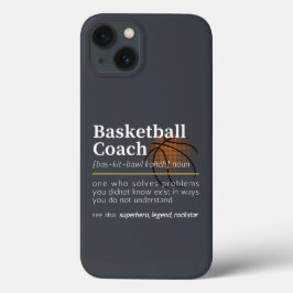 Basketbal coach definitie Case-Mate iPhone case