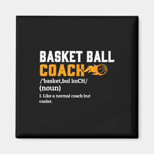 Basketbal Coach Definitie Gift Fun Basketbal Co Magneet