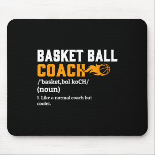 Basketbal Coach Definitie Gift Fun Basketbal Co Muismat