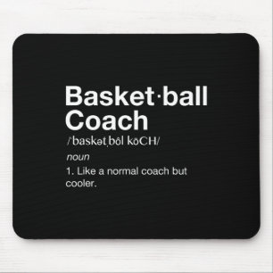 Basketbal Coach Gift Fun Basketbal Definitie T Muismat