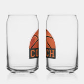 Basketbal coach glaswerk blikvorm glas (Rechts)