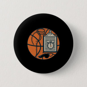 Basketbal Coach Klokkenspel Klembord Stopwatch Ronde Button 5,7 Cm
