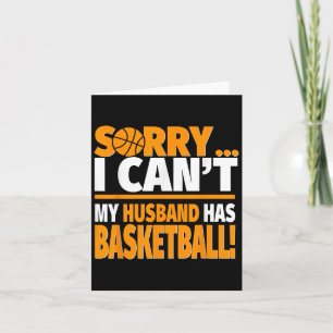 Basketbal coach of speler vrouw Shirt - sorry Kaart