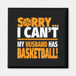 Basketbal coach of speler vrouw Shirt - sorry Magneet