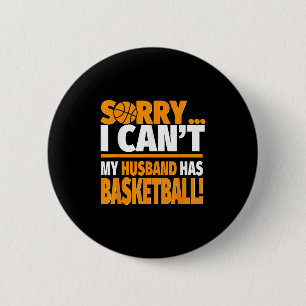 Basketbal coach of speler vrouw Shirt - sorry Ronde Button 5,7 Cm