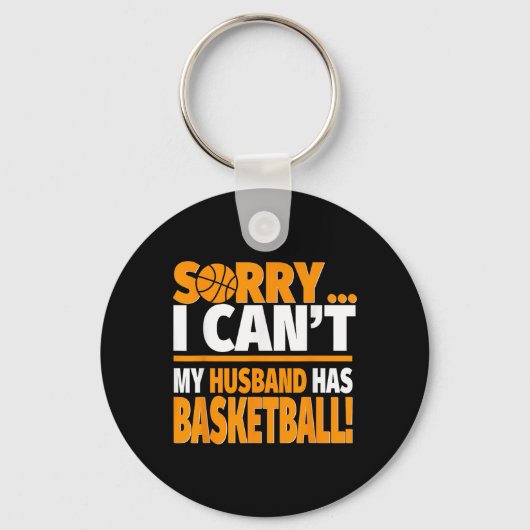 Basketbal coach of speler vrouw Shirt - sorry Sleutelhanger (Voorkant)