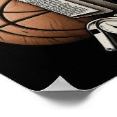 Basketbal coach - S Poster (Hoek)