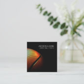 Basketbal Coach Scout Professionele Sport Vierkante Visitekaartje (Staand voorkant)