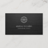 Basketbal Coach Scout Professionele Sport Visitekaartje (Voorkant)