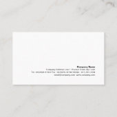 Basketbal Coach Scout Professionele Sport Visitekaartje (Achterkant)