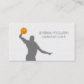 Basketbal Coach Scout Professionele Sport Visitekaartje (Voorkant)