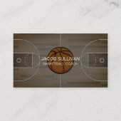 Basketbal Coach Scout Professionele Sport Visitekaartje (Voorkant)