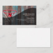 Basketbal Coach Scout Professionele Sport Visitekaartje (Voorkant / Achterkant)