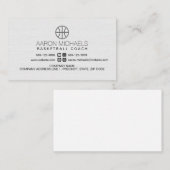 Basketbal Coach Scout Professionele Sport Visitekaartje (Voorkant / Achterkant)