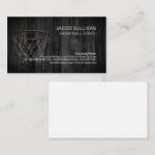 Basketbal Coach Scout Professionele Sport Visitekaartje (Voorkant / Achterkant)