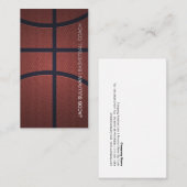 Basketbal Coach Scout Professionele Sport Visitekaartje (Voorkant / Achterkant)