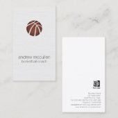Basketbal Coach Scout Professionele Sport Visitekaartje (Voorkant / Achterkant)