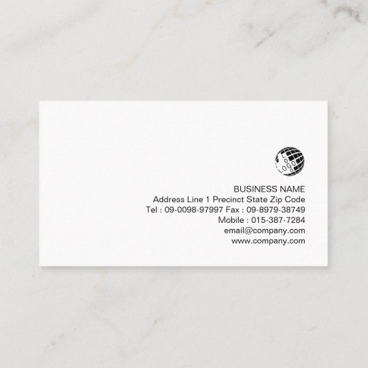 Basketbal Coach Scout Professionele Sportzaken Visitekaartje (Achterkant)