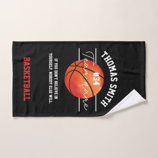 basketbal coach speler team handdoek (Handdoek)