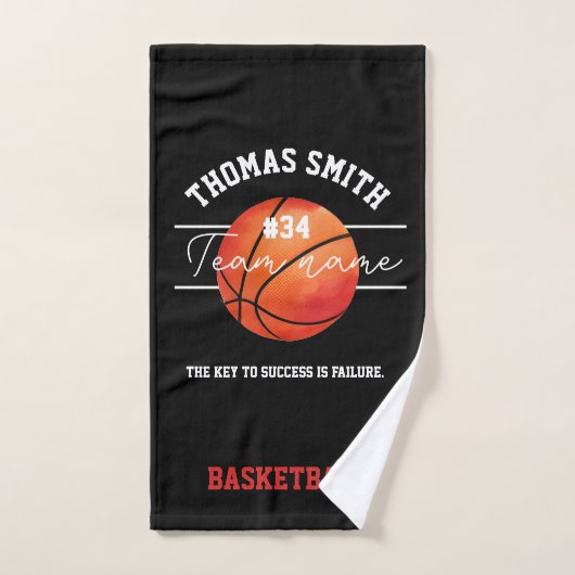 basketbal coach speler team handdoek (Handdoek)