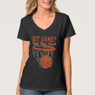 Basketbal Coach Sport Trainer Hooper Basketbal L T-shirt