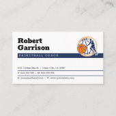 Basketbal Coach | Sport Visitekaartje (Voorkant)
