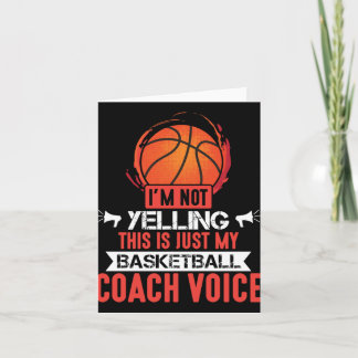 Basketbal Coach Stem  Kaart