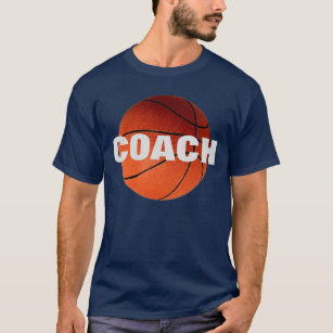 Basketbal Coach T-shirt - Navy Blue Kleur