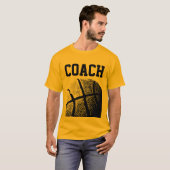 Basketbal coach t shirt | Personaliseerbaar (Voorkant volledig)