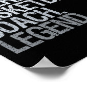 Basketbal coach vader 1 poster (Hoek)