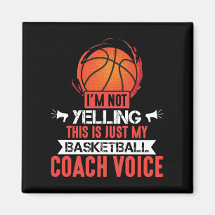 Basketbal Coach Voice Magneet