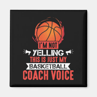 Basketbal Coach Voice Magneet