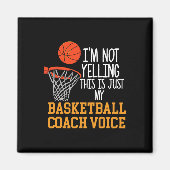 Basketbal Coach Voice Magneet (Voorkant)