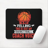 Basketbal Coach Voice Muismat (Met muis)