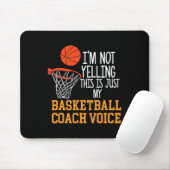 Basketbal Coach Voice Muismat (Met muis)