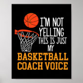Basketbal Coach Voice Poster (Voorkant)