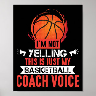 Basketbal Coach Voice Poster