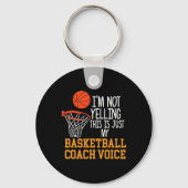 Basketbal Coach Voice Sleutelhanger (Voorkant)