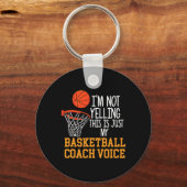 Basketbal Coach Voice Sleutelhanger (Voorkant)
