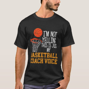 Basketbal Coach Voice T-shirt