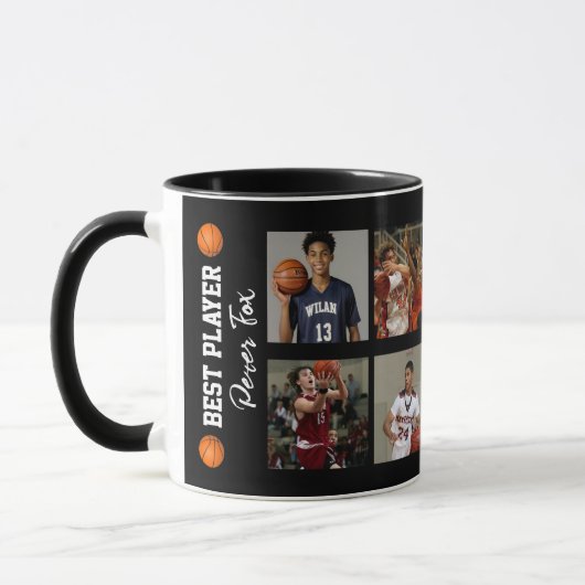 Basketbal Collage Mok (Links)