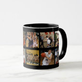 Basketbal Collage Mok (Voorkant rechts)
