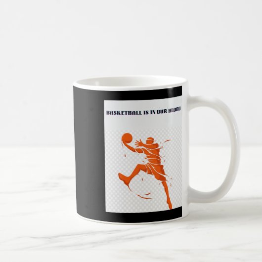 Basketbal Collecties 3 Koffiemok (Rechts)