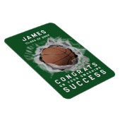 Basketbal Congrats Magnet Magneet (Rechterzijde)