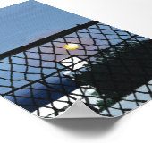 Basketbal Court Print, waarde Poster papier (Hoek)