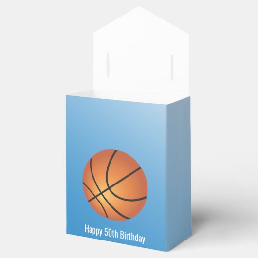 Basketbal 🏀 Custom Party Gift Bedankdoosjes (Geopend)