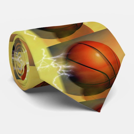 Basketbal Custom Stropdas Neckwear (Opgerold)