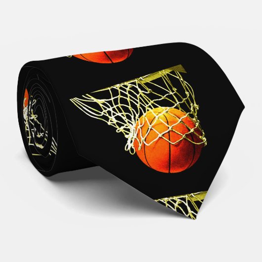 Basketbal Custom Stropdas Neckwear (Opgerold)