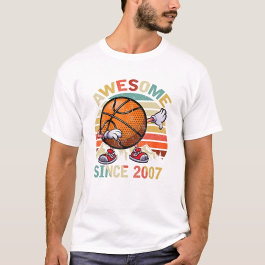 Basketbal Dabbing Geweldige T-shirt (Voorkant)